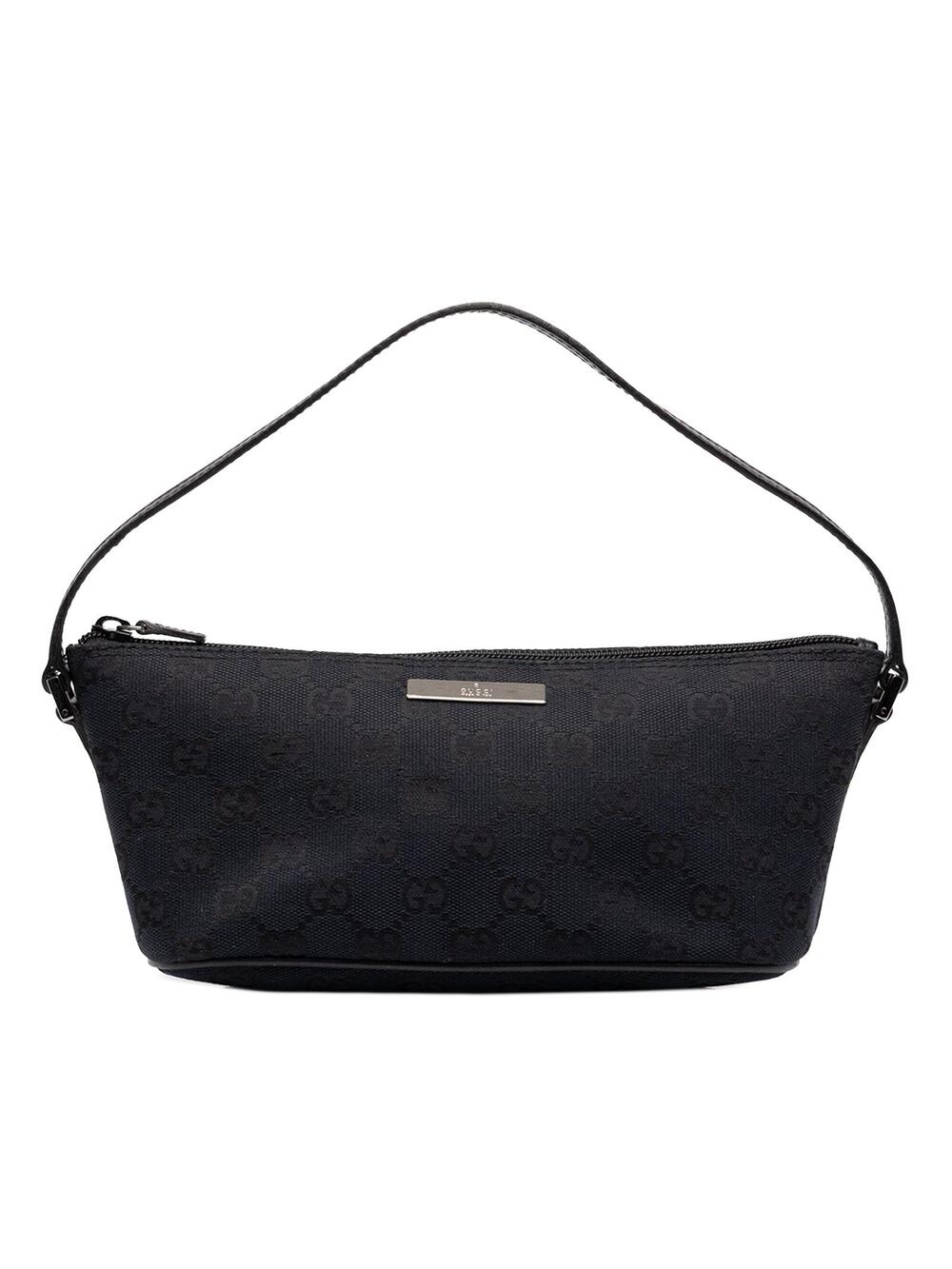 Gucci Gg Canvas Boat Pre-Loved Shoulder #363868G49B